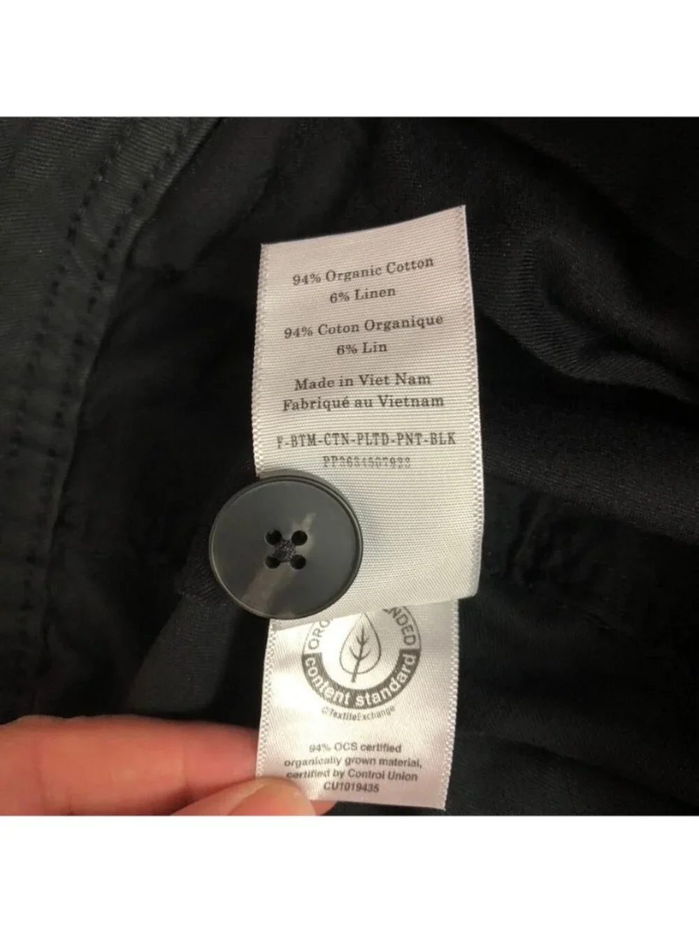 NWT Everlane The Everywhere Pant Size 0 Black Barrel Leg